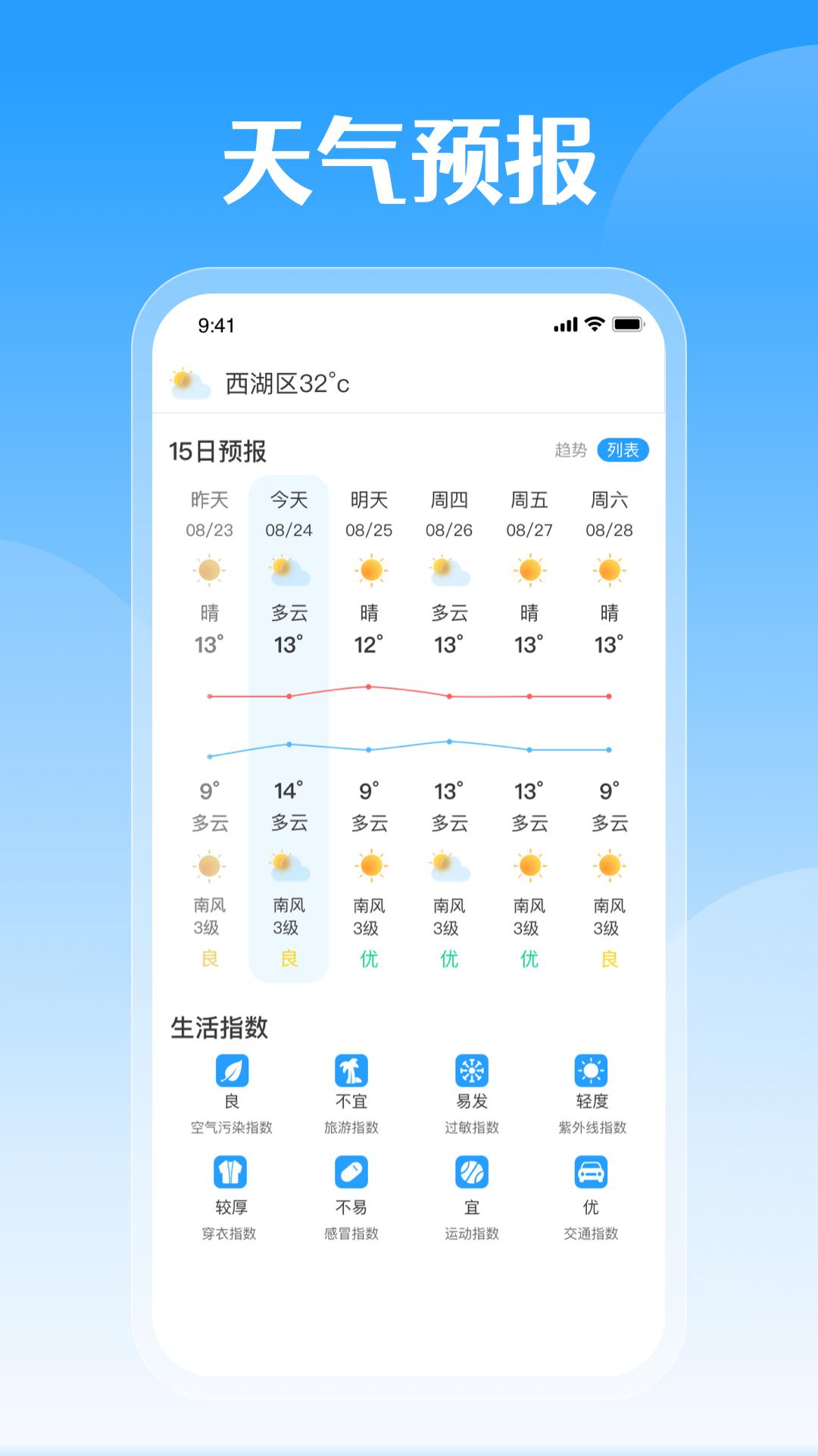 平安好天气 v1.0